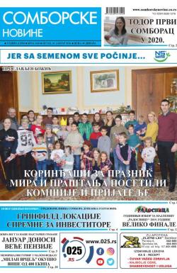 Somborske novine - broj 3420, 10. jan 2020.