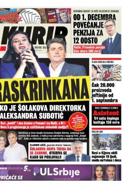 Kurir - broj 4131, 29. avg 2025.