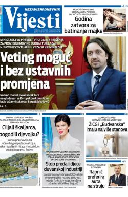 Vijesti - broj 9826, 8. sep 2025.