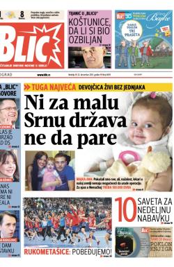 Blic - broj 6059, 22. dec 2013.