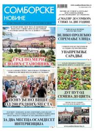 Somborske novine - broj 3743, 20. mar 2026.