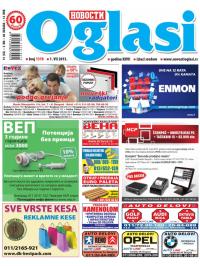 Novosti oglasi - broj 1370, 1. jul 2015.