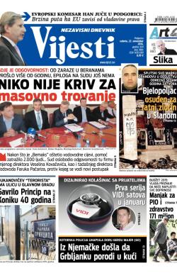 Vijesti - broj 5984, 22. nov 2014.