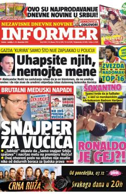 Informer - broj 1096, 5. dec 2015.