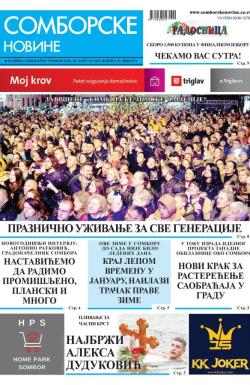 Somborske novine - broj 3578, 20. jan 2023.