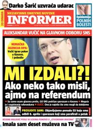 Informer - broj 294, 22. apr 2013.