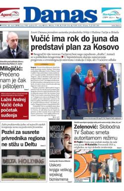 Danas - broj 7480, 23. mar 2018.