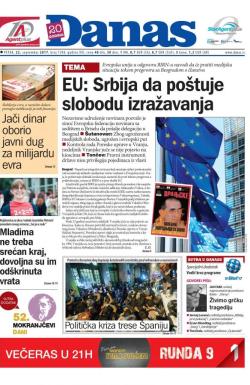 Danas - broj 7298, 22. sep 2017.
