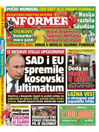 Informer - broj 1868, 15. jun 2018.