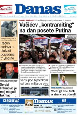 Danas - broj 7773, 10. jan 2019.