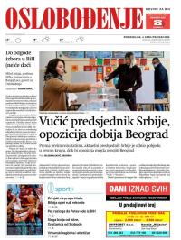 Oslobođenje - broj 26957, 4. apr 2022.