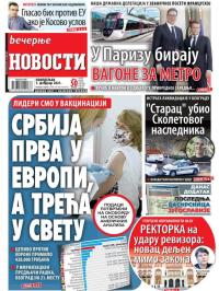 Večernje novosti - broj 3852, 1. feb 2021.