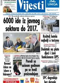 Vijesti - broj 5589, 28. nov 2013.