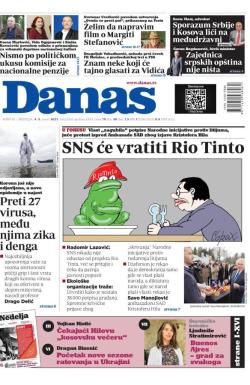 Danas - broj 9243, 4. mar 2023.