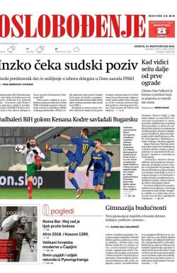 Oslobođenje - broj 25619, 24. mar 2018.