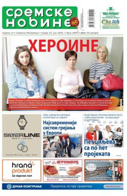 Sremske Novine - broj 3093, 10. jun 2020.