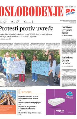 Oslobođenje - broj 27349, 14. jul 2023.