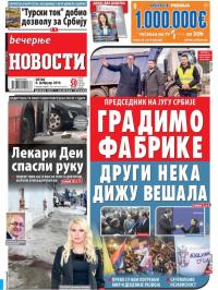 Večernje novosti - broj 3152, 8. feb 2019.