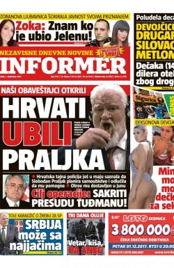 Informer - broj 1707, 1. dec 2017.