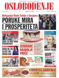 Oslobođenje - broj 24.764, 4. nov 2015.