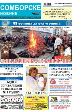 Somborske novine - broj 3107, 10. jan 2014.