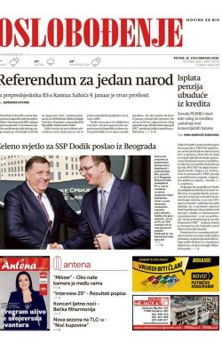 Oslobođenje - broj 25.014, 15. jul 2016.