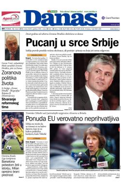 Danas - broj 5643, 12. mar 2013.