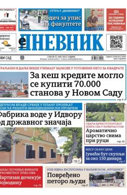Dnevnik - broj 28093, 31. maj 2025.