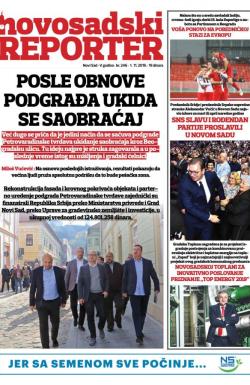 Novosadski reporter - broj 246, 1. nov 2019.