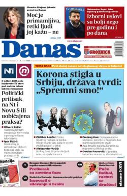 Danas - broj 8195-8196, 7. mar 2020.