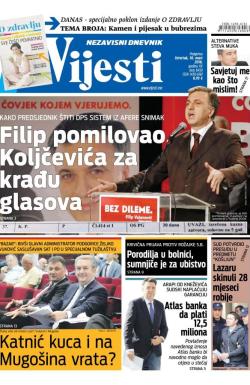 Vijesti - broj 6450, 10. mar 2016.
