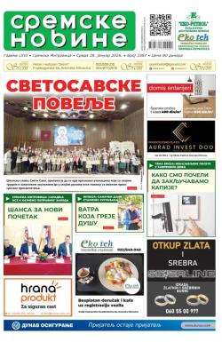 Sremske Novine - broj 3387, 28. jan 2026.