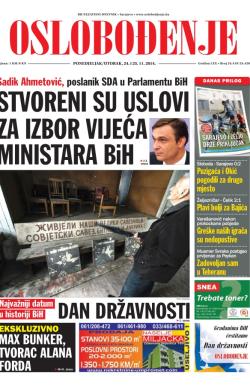 Oslobođenje - broj 24.419/24.420, 24. nov 2014.