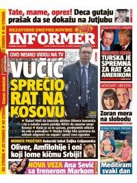 Informer - broj 1748, 22. jan 2018.