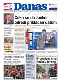 Danas - broj 6608, 2. nov 2015.