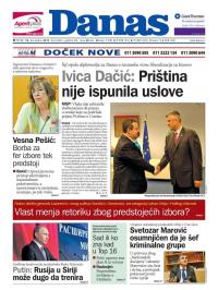 Danas - broj 6654, 18. dec 2015.