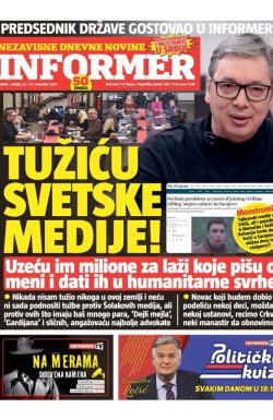 Informer - broj 4141, 22. nov 2025.