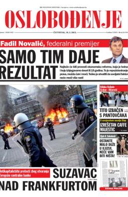 Oslobođenje - broj 24.534, 19. mar 2015.