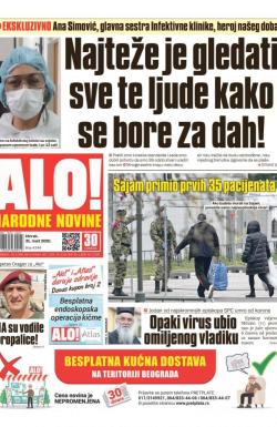 Alo - broj 4344, 31. mar 2020.