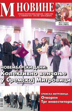 M Novine, Sr. Mitrovica - broj 883, 21. nov 2018.