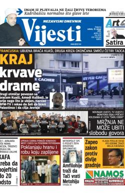 Vijesti - broj 6030, 10. jan 2015.