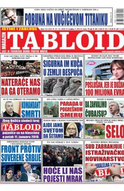 Tabloid - broj 125, 27. dec 2018.