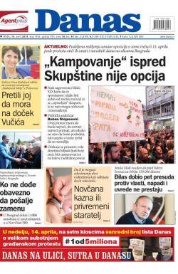 Danas - broj 7863, 10. apr 2019.