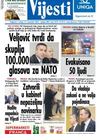 Vijesti - broj 5573, 12. nov 2013.