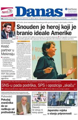 Danas - broj 6702, 4. feb 2016.