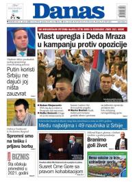 Danas - broj 8498, 4. jan 2021.