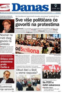 Danas - broj 7820, 26. feb 2019.