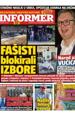 Informer - broj 3999, 9. jun 2025.