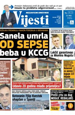 Vijesti - broj 6098, 19. mar 2015.