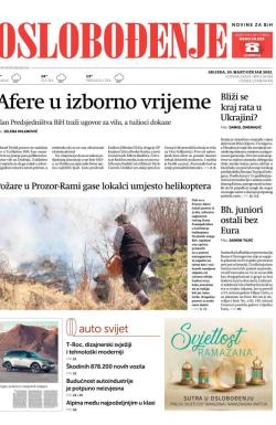 Oslobođenje - broj 26953, 30. mar 2022.